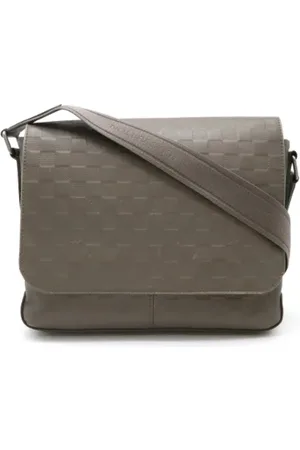 LOUIS VUITTON Pre-owned, Dames, Grijs, ONE Size, Leer, Pre-owned Leather crossbody-bags