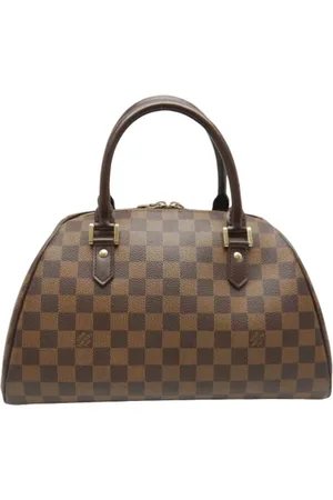 LOUIS VUITTON Pre-owned, Dames, Bruin, ONE Size, Tweedehands Canvas Louis Vuitton tassen
