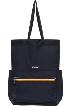 K-Way Tassen, Dames, Blauw, ONE Size, Nylon, Waterdichte Emmertote Tas Blandy