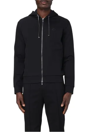 Emporio Armani Sweatshirts & Hoodies, Heren, Zwart, S, Sweatshirt met logodetail