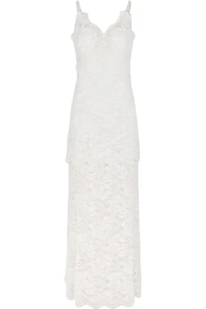 Paco rabanne Kleedjes, Dames, Wit, S, Elegante Ivoor Jurk