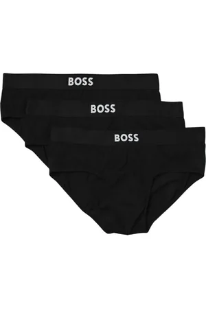 HUGO BOSS Ondergoed, Heren, Zwart, L, Stijlvolle Herenondergoed voor dagelijks gebruik