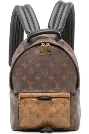 LOUIS VUITTON Pre-owned, Dames, Bruin, ONE Size, Pre-owned Canvas backpacks