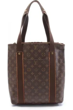 LOUIS VUITTON Pre-owned, Dames, Bruin, ONE Size, Leer, Tweedehands Canvas Louis Vuitton tassen