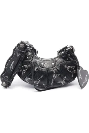Balenciaga Pre-owned, Dames, Zwart, ONE Size, Leer, Pre-owned Leather crossbody-bags