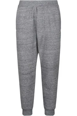 Dsquared2 Broeken, Heren, Grijs, XL, Katoen, Grijze joggingbroek met logoprint