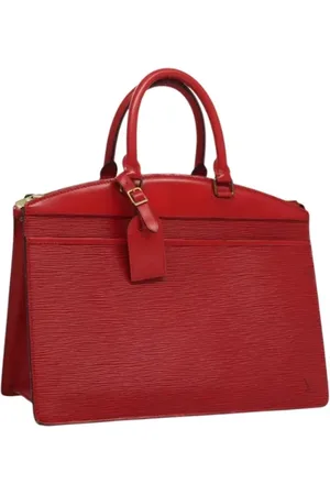 LOUIS VUITTON Pre-owned, Dames, Rood, ONE Size, Leer, Tweedehands leren handtassen