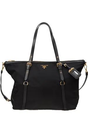Prada Tassen, Dames, Zwart, ONE Size, Nylon, Galerij Pocono Tote Tas