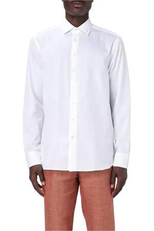 Etro Overhemden, Heren, Wit, L, Witte Button-Up Shirt voor Mannen