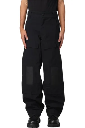 032c Broeken, Heren, Zwart, L, Katoen, Multi Pocket Relaxed Fit Cargo Broek