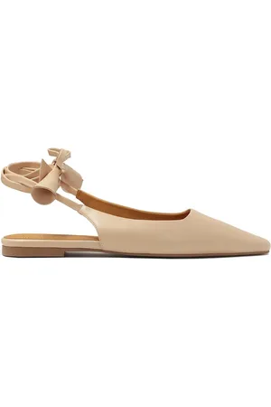 Kazar Schoenen, Dames, Roze, 37 EU, Leer, Platte gebonden slingback pumps