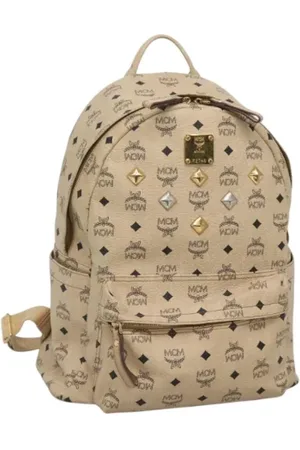 MCM Pre-owned, Dames, , ONE Size, Leer, Pre-owned Leather backpacks