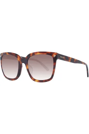 Bally Accessoires, Dames, Bruin, ONE Size, Bruine Dames Zonnebril Vierkant Verloop