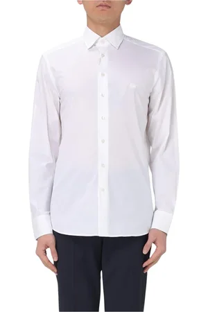 Etro Overhemden, Heren, Wit, L, Katoen, Stijlvol Blauw Overhemd
