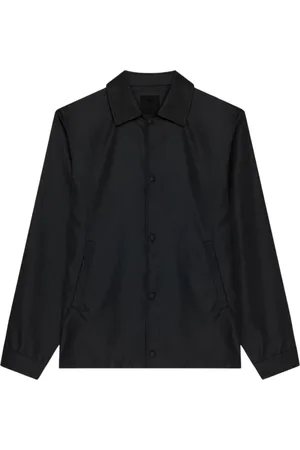 Givenchy Jassen, Heren, Zwart, M, Zwarte Coach Jas Stijlvol en Veelzijdig