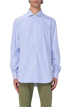 Kiton Overhemden, Heren, Blauw, 4Xl, Kasjmier, Blauwe V-hals Kasjmier Trui