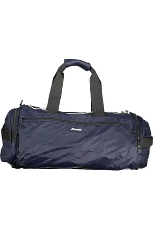 K-Way Tassen, Heren, Blauw, ONE Size, Blauwe Reistas met Schouderband