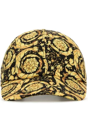VERSACE Accessoires, Heren, Veelkleurig, 57 CM, Polyester, Gedrukte Baseballpet
