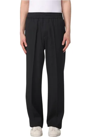 Golden Goose Broeken, Heren, Zwart, L, Zwarte Relaxte Broek