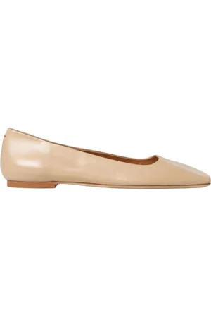 Aeyde Schoenen, Dames, , 36 EU, Minimalistische Ivoor Platte Schoenen