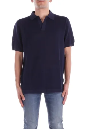 MC2 SAINT BARTH Tops, Heren, Blauw, M, Katoen, Logo Polo Shirts en Polos