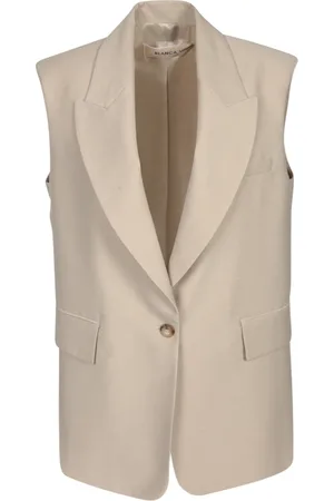 BLANCA Jassen, Dames, , 2Xs, Mouwloos Vest Minimalistisch Ontwerp