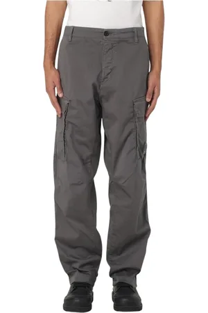 C.P. Company Broeken, Heren, Grijs, S, Multi Pocket Regular Fit Cargo Broek