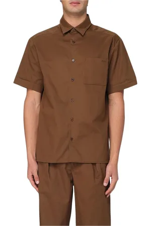 A.P.C. Overhemden, Heren, Bruin, S, Katoen, Klassiek Bruin Casual Overhemd