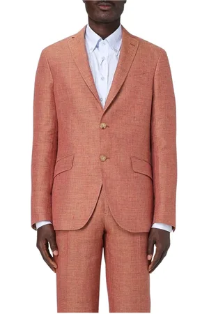 Etro Jassen, Heren, Bruin, M, Stijlvol Bruin Blazer met Inkeping Revers