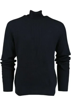Armani Exchange Truien, Heren, Blauw, XS, Katoen, Blauwe Stijlvolle Pullover Sweatshirt Aw 23