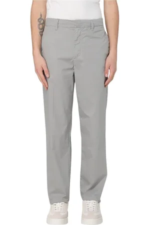 Armani Exchange Broeken, Heren, Grijs, W32, Klassieke zwarte slim fit broek
