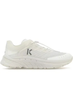 Kenzo Schoenen, Heren, Wit, 45 EU, Witte Mesh Pace 2.0 Sneakers