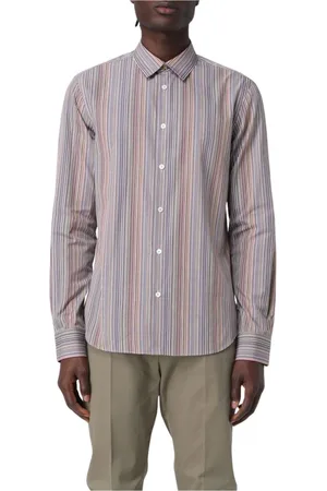 Paul Smith Overhemden, Heren, Veelkleurig, L, Katoen, Gestreept Formeel Overhemd