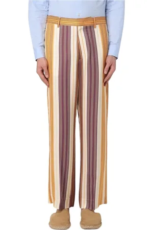 Etro Broeken, Heren, Veelkleurig, M, Gekleurde op maat gemaakte broek