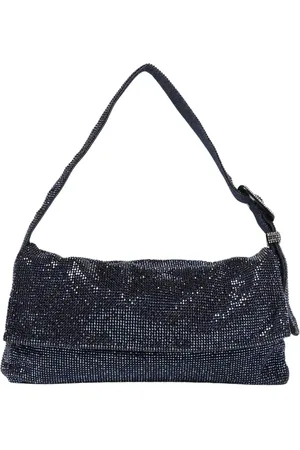 BENEDETTA BRUZZICHES Tassen, Dames, Blauw, ONE Size, Schitterende Avond Schoudertas