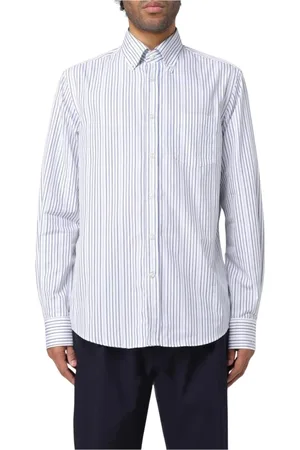 Paul & Shark Overhemden, Heren, Veelkleurig, 4Xl, Katoen, Gestreept Oxford Overhemd