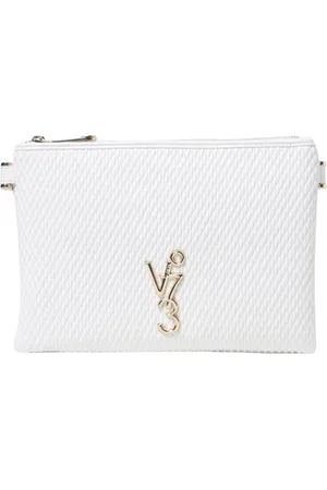 V°73 Tassen, Dames, Wit, ONE Size, Leer, Witte Gewatteerde Schoudertas