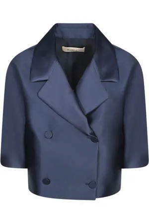 BLANCA Jassen, Dames, Blauw, L, Blauw Dubbel-Borst Jas