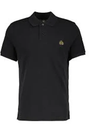 Moose Knuckles Tops, Heren, Zwart, S, Stijlvolle Polo Shirt voor Mannen