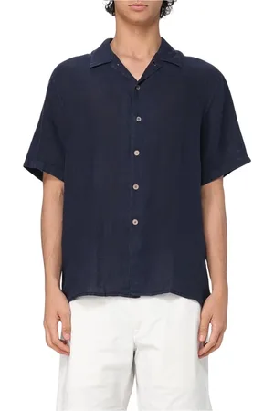 Paul Smith Overhemden, Heren, Blauw, M, Linnen, Groene Linnen Overhemd Relaxte Pasvorm