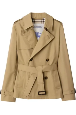Burberry Mantels, Dames, , M, Katoen, Trenchcoat