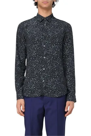 Paul Smith Overhemden, Heren, Blauw, M, Dierenprint overhemdjurk