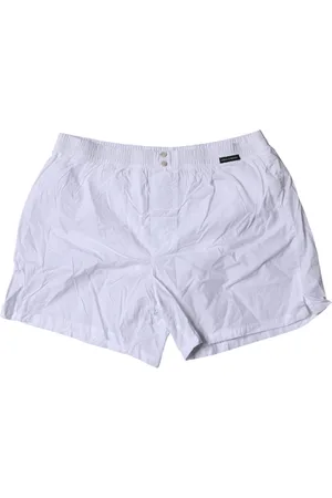 Dolce & Gabbana Ondergoed, Heren, Wit, S, Katoen, Luxe Katoenen Boxershorts