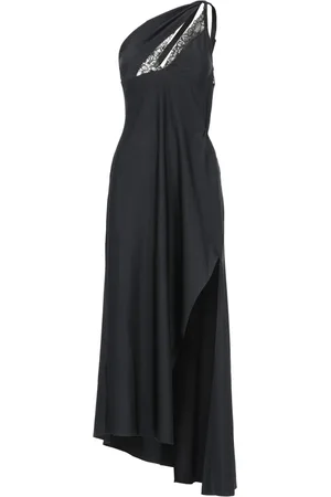 COPERNI Kleedjes, Dames, Zwart, XS, One-Shoulder Jurk