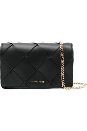 Michael Kors Tassen, Dames, Zwart, ONE Size, Leer, Elegante Nero Schoudertas
