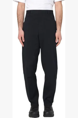 Jil Sander Broeken, Heren, Blauw, L, Katoen, Blauwe op maat gemaakte broek voor mannen