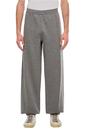 Givenchy Broeken, Heren, Grijs, S, Relaxed Fit Wide Leg Trainingsbroeken