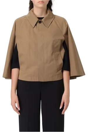 Burberry Jassen, Dames, , S, Katoen, Tijdloze Elegante Cape