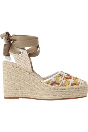 Coccinelle Schoenen, Dames, , 41 EU, Jute, Geborduurde Sleehak Espadrilles