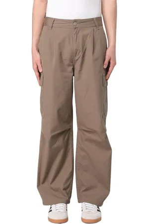 Carhartt Broeken, Heren, Bruin, W28, Katoen, Bruine Cargo Broek Relaxte Pasvorm